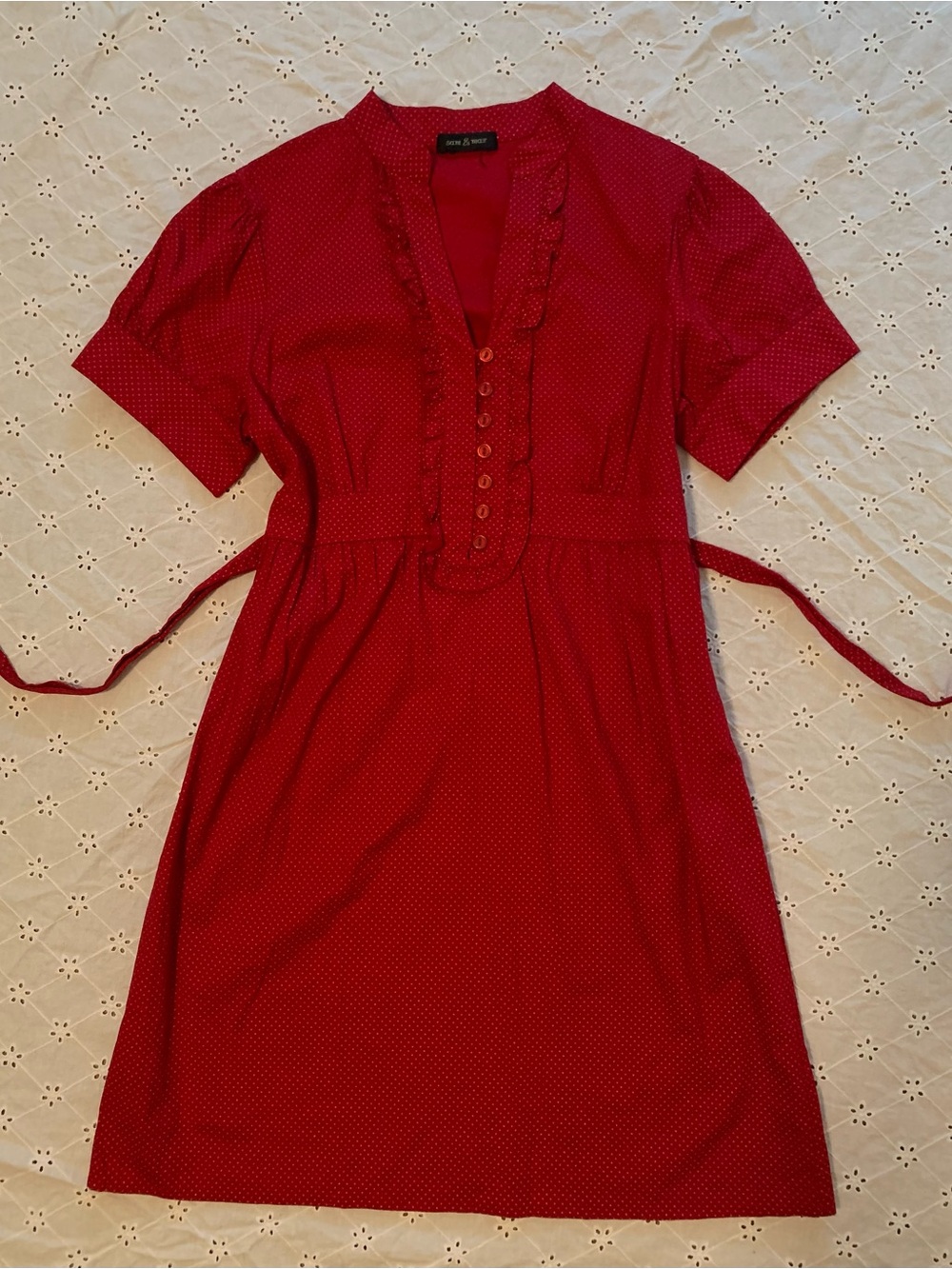 sam & max - red polka dot dress